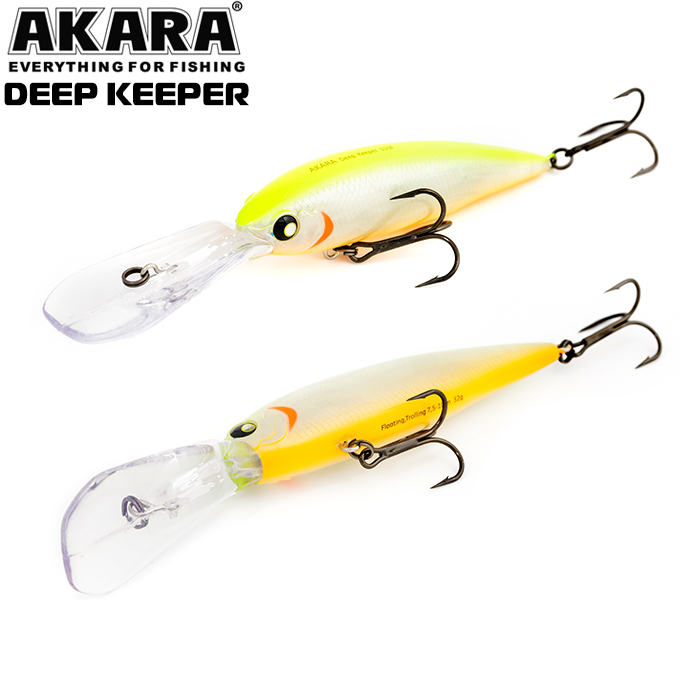 Воблер AKARA Deep Keeper 110F 32 гр. (1-1/7 oz 4,3 in)  A125 (DK100F-A125)