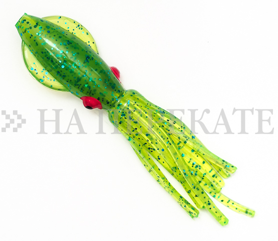 Каракатица B2SQUID 12,7 см неоснащ. Chartreuse/Blue Flake/Pink Eyes