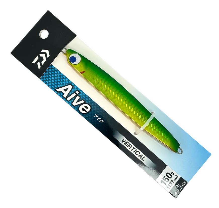 Пилькер DAIWA Aive Vertical 150g #PH Green Gold 462634 (СИМА. ГОРБУША. КЕТА)