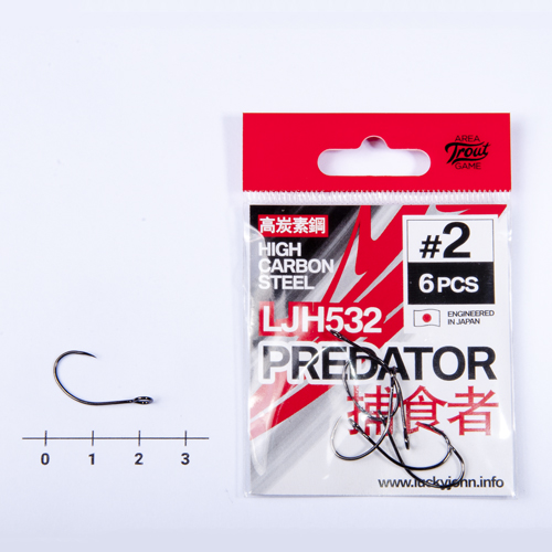 Крючки LUCKY JOHN Predator сер. LJH532 #004 6шт.