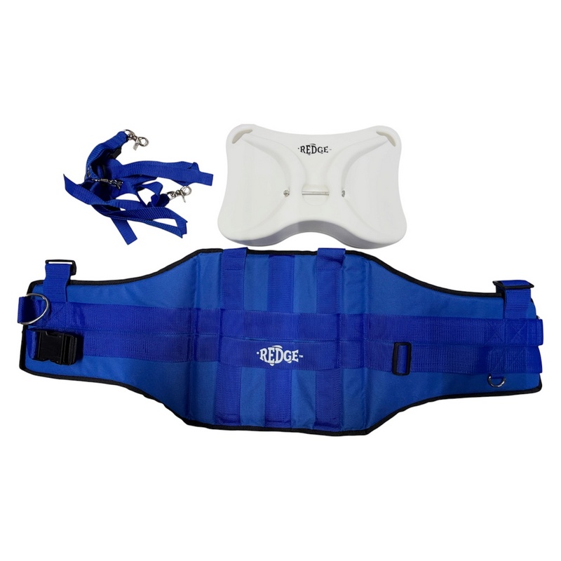 Рыболовный пояс с упором REDGE Big Game 12" White/Blue