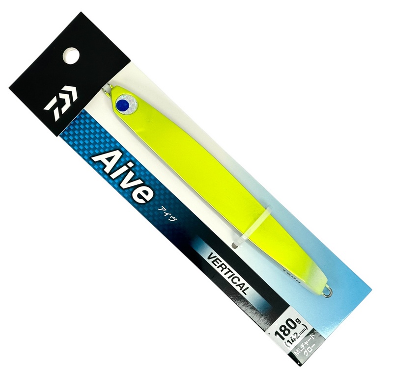 Пилькер DAIWA Aive Vertical 180g #ML Chart Glow 668210 (СИМА. ГОРБУША. КЕТА)