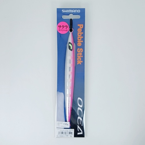 Пилькер Shimano OCEA Pebble Stick Sakuramasu Special JV-P15T 150g #002 Glow 683519