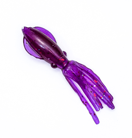 Каракатица T-SQUID 6.5см неоснащ. Purple/Red Flake UV