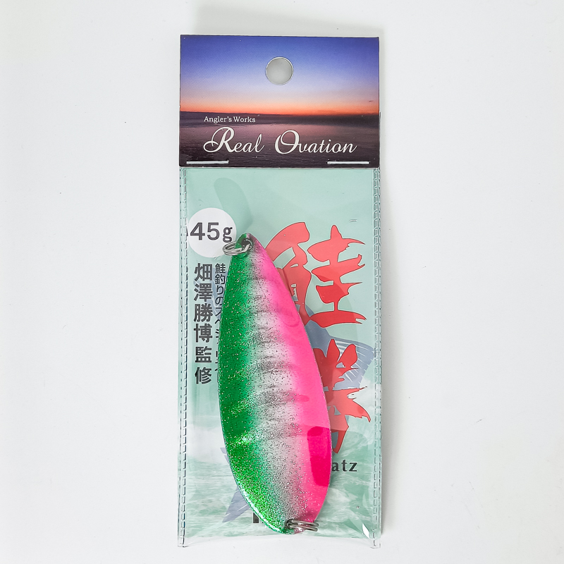 Блесна на кету Fujiwara Real Ovation Sake Katz 45g #Silver Powder Grippin 5166