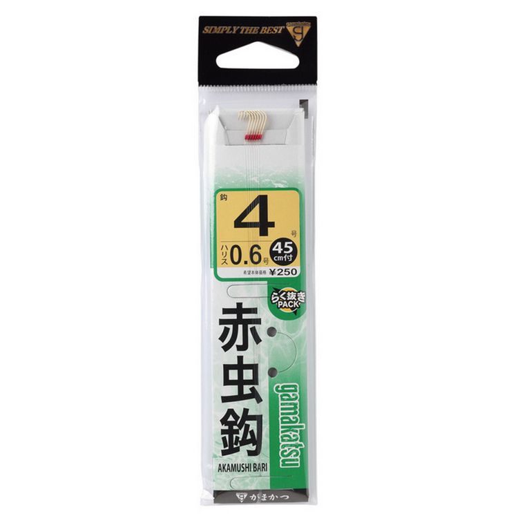 Поводок на самодур GAMAKATSU #3 0.4mm 45cm 11005