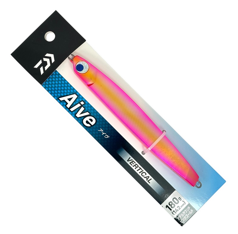 Пилькер DAIWA Aive Vertical 180g #Adel Round Pink Gold 538315 (СИМА. ГОРБУША. КЕТА)