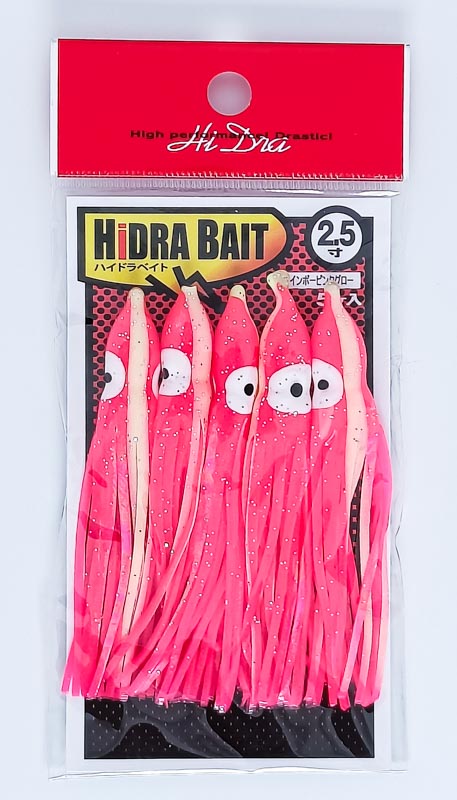 Октопус MARUSHIN HIDRA BAIT 2.5 75mm RAINBOW PINK GLOW (1шт) 2325