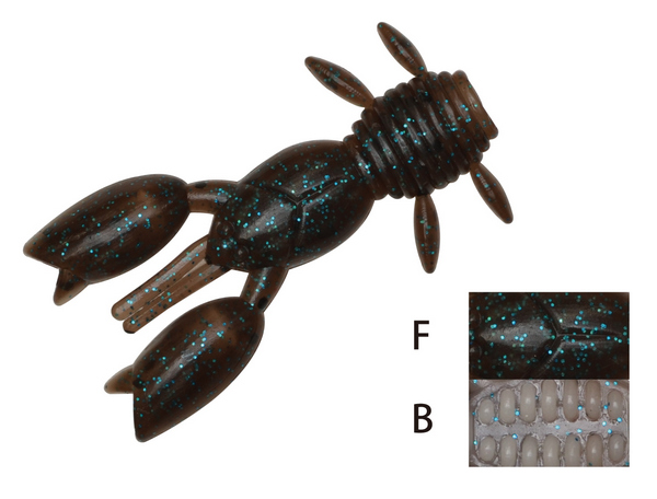 Силиконовая приманка JACKSON Chinukoro Craw 1.7 #KMJ (уп.8шт) 660209