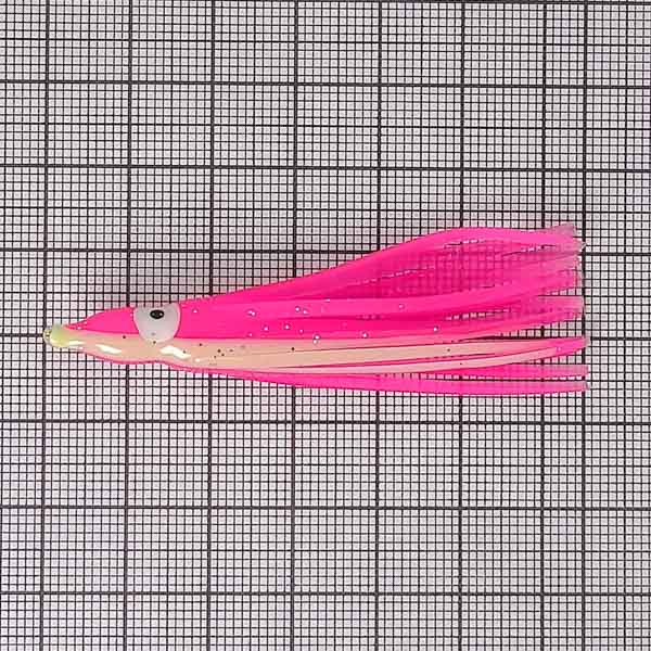Октопус Suteki Oktopus Bait #2.0 6cm Pink Glow Stripe YKG-2F 