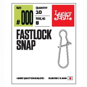 Застежка LUCKY JOHN FASTLOCK SNAP #003 (test 27kg) (9шт) LJ5111-003