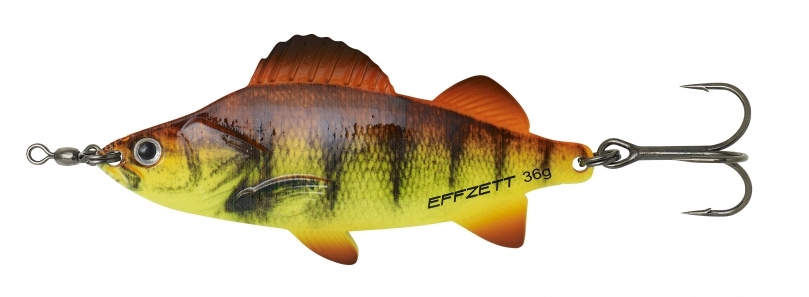 Блесна DAM Effzett Perch Spoon 36gr 90mm Orange Perch UV 66668