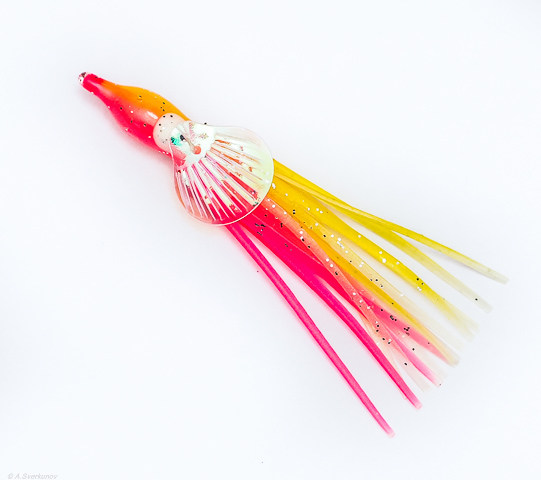 Октопуc NAKAZIMA AURORA SHELL TACOHACHI BAIT #2.0 GPY 75mm 9747