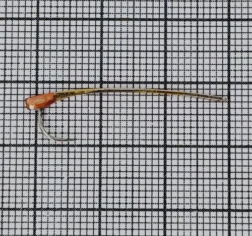 Блесна Коса 30мм крученная (каро-серебро-зеленка)