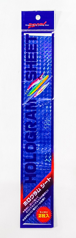 Наклейка голографическая MARUSHIN HOLOGRAM SHEET 5*30cm #BLUE SQUARE 146063