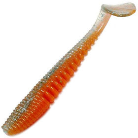 Приманка мягкая плавающая HITFISH Ribby Shad 3" (76mm) R100 (5шт) 201076-R100