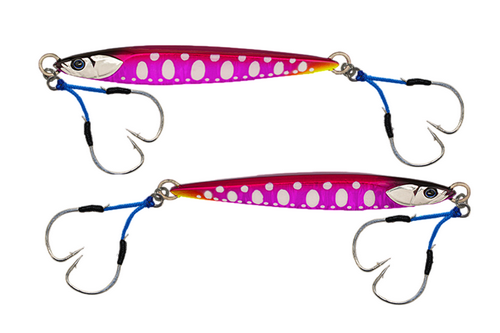 Пилькер JACKALL BamBluz Jig Short 150g #Oboro Pink Glow 330960 (СИМА ГОРБУША КЕТА)