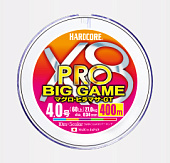 Шнур плетёный DUEL Hardcore X8 Pro Big Game #6.0 80lb 42.0kg 400m Multicolor 531579