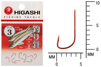 Крючок HIGASHI Sode ringed 