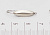 Блесна отвесная MUSTAD Гамма (1,3гр) (никель)