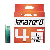Шнур плетенный Shimano Tanatoru 4 200m #0.6 12.5lb 5.7kg 647795