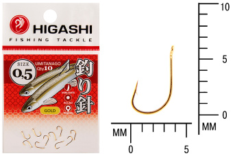 Крючок HIGASHI Umitanago ringed 