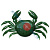 Силиконовые приманки MARUKYU CRAB M Green 7200