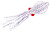 Приманка Higashi Squid 11см #04 Transparent UV/ Silver Flakes