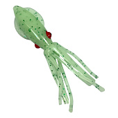 Каракатица B2SQUID 12,7 см неоснащ. Triple Glow/Emerald Green Flakes/Pink Eyes
