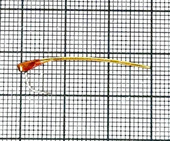 Блесна Коса 30мм (каро-зеленка)