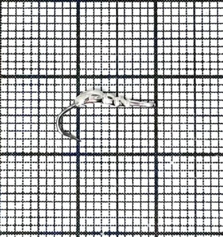 Блесна махалочная Криль P (10мм) (серебро)