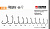 Крючки офсетные KUJIRA Spinning 590 BN #5/0 (5шт) 590-BN-5/0-F5