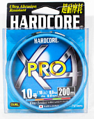 Шнур плетенный DUEL HARDCORE X4 PRO #1.2 20lb 9.0kg 200m Multicolor 527756