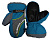 Рукавицы Huntsman Siberia Lady (тк.Breathable) (цв.Серый/Бирюзовый)  
