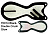Флешер DW Spindoctor 25 см Black/Double Glow Crush SD70014L-10