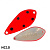 Блесна ALFRED 10g 43mm #NC10 Red/Dot 5863