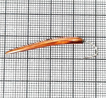 Жук на навагу 35мм (медь) (крючок) (Мамонтов)