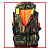 Жилет спасательный 2-х сторонний универсальный COMFORT HUNTER (Охотник) 80-120кг
