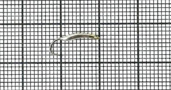 Блесна махалочная Капля 10мм (серебро(мельхиор)-зеленка) К-10-БЗ