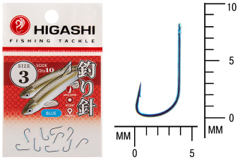 Крючок HIGASHI Sode ringed 