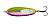 Блесна KUUSAMO Taimen SUPER 75/17 BL/LI/Ye-S