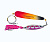 Снасть на кету PF SALMON Hammered Long Float Set 45g #13 PRSH117 Glow (с блесной и октопусом)