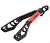 Захват рыболовный DRESS DINO GRIP EVO BLACK+RED 183453