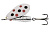 Блесна KUUSAMO Taimen-Lippa 18gr #R/BL/S-S