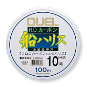 Леска флюорокарбон DUEL H.D. Carbon Fune Leader Fluoro 100m #12 0.57mm 40Lb 