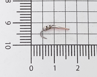 GUSENICHKA 10MM KARO- SEREBRO VDOL DV-35