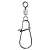 Вертлюг с застежкой STINGER ST-9448-4-XL (уп.5шт)