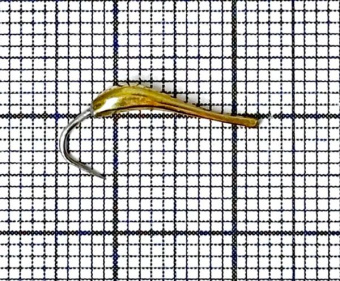 Блесна махалочная Капля P (14мм) (латунь)