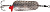 Блесна DAM Effzett Scales 60g 100mm Silver\Silver 5020060