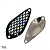 Блесна ALFRED 10g 43mm #7SL Black/Laser Hologram/Silver 2879